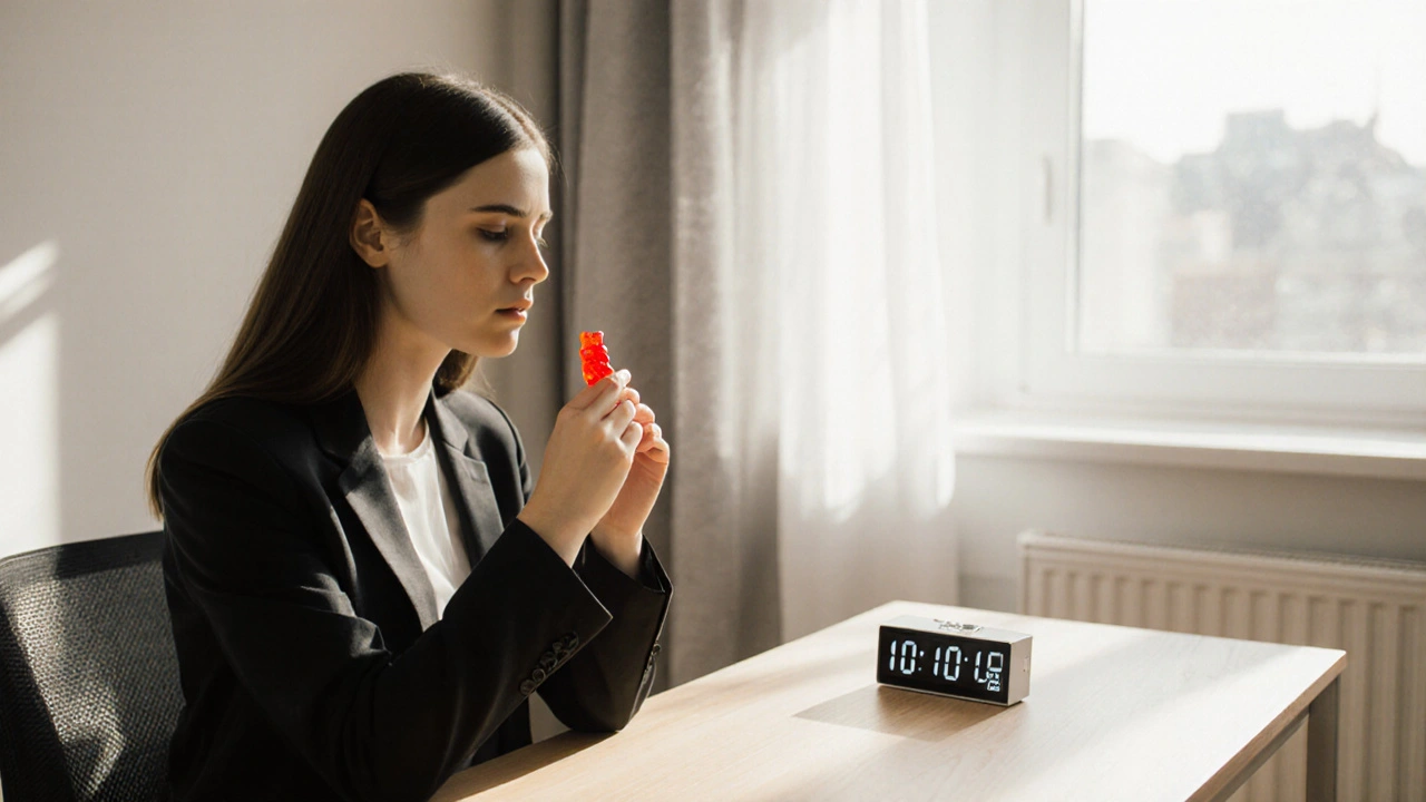 Wie schnell wirkt ein 10mg THC‑Gummibärchen? - Alles zur Wirkung und Dauer