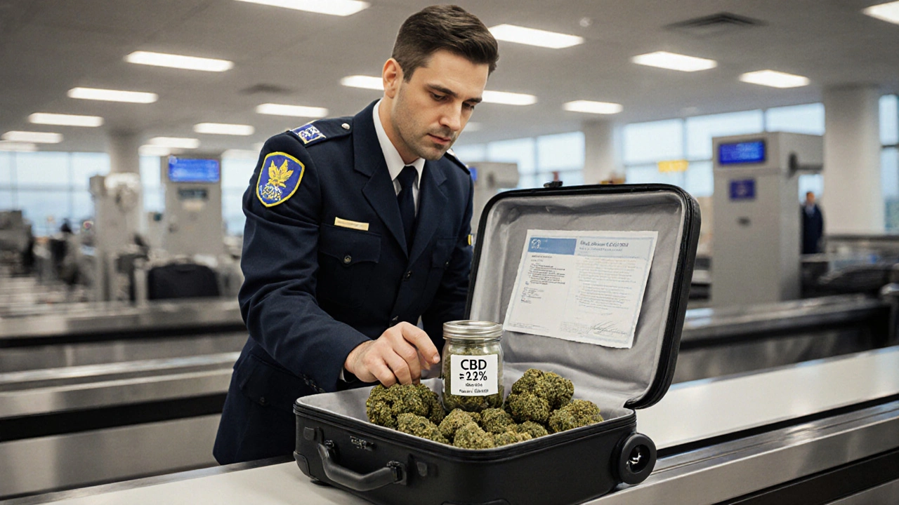 Prüft die TSA Drogen in Gepäckstücken? Was Sie über CBD-Blüten und Flugreisen wissen müssen