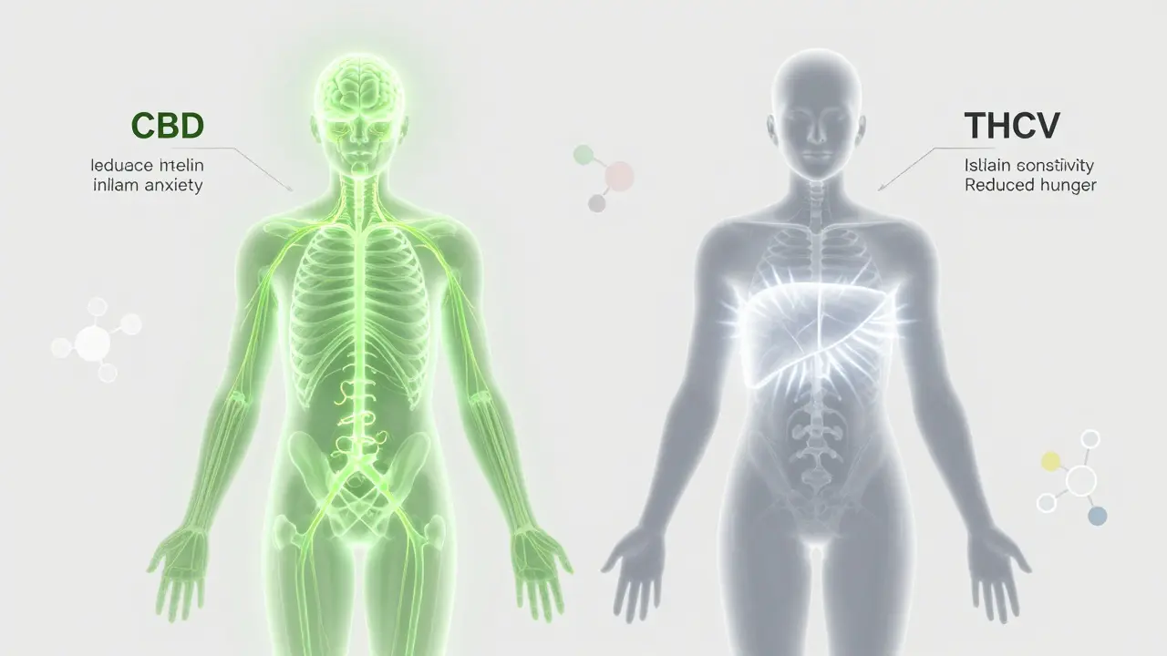 Zwei durchscheinende Körper, einer von beruhigendem Grün, der andere von klaren weißen Pulsen umgeben.