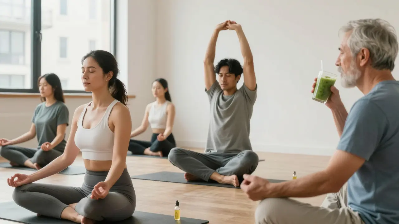 Verschiedene Menschen nutzen CBD-Kristalle im Alltag — ruhig, natürlich, ohne Rausch.