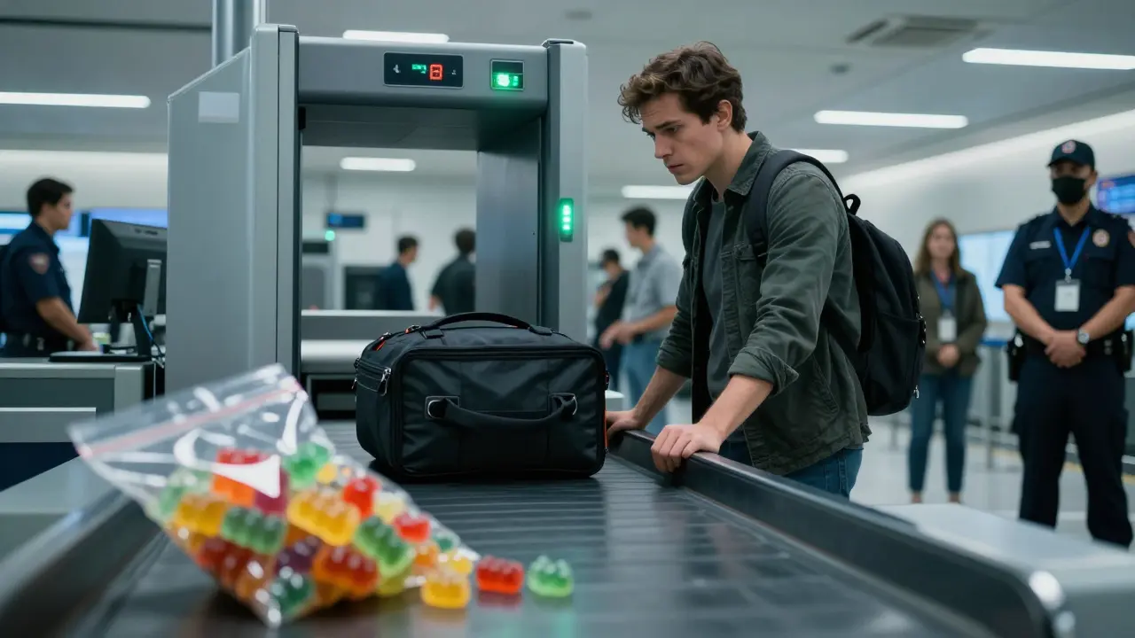 TSA-Check für Gummies: So reisen Sie sicher mit CBNO-Produkten (2026)